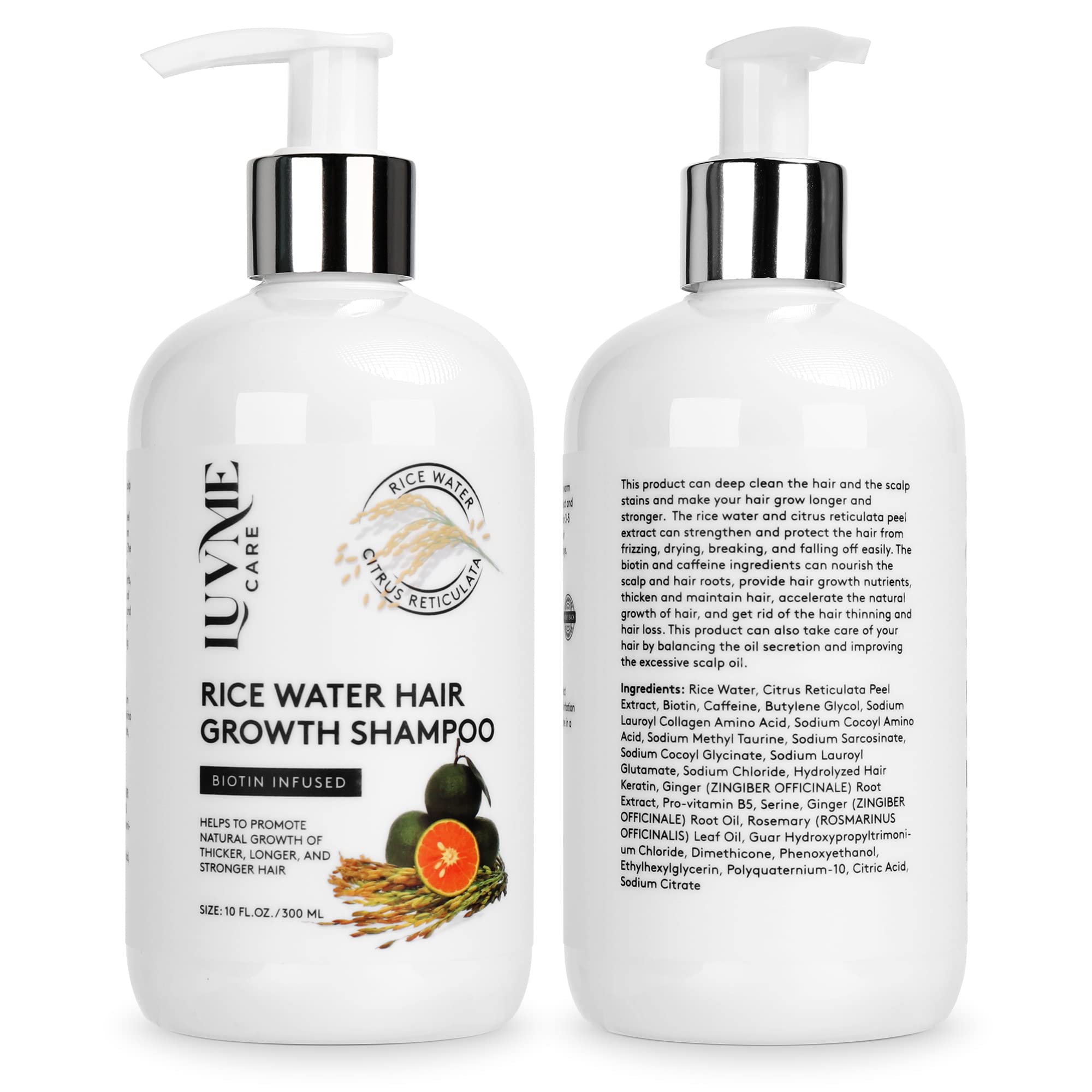 LuvMe Care Rice Water Hair Growth Shampoo