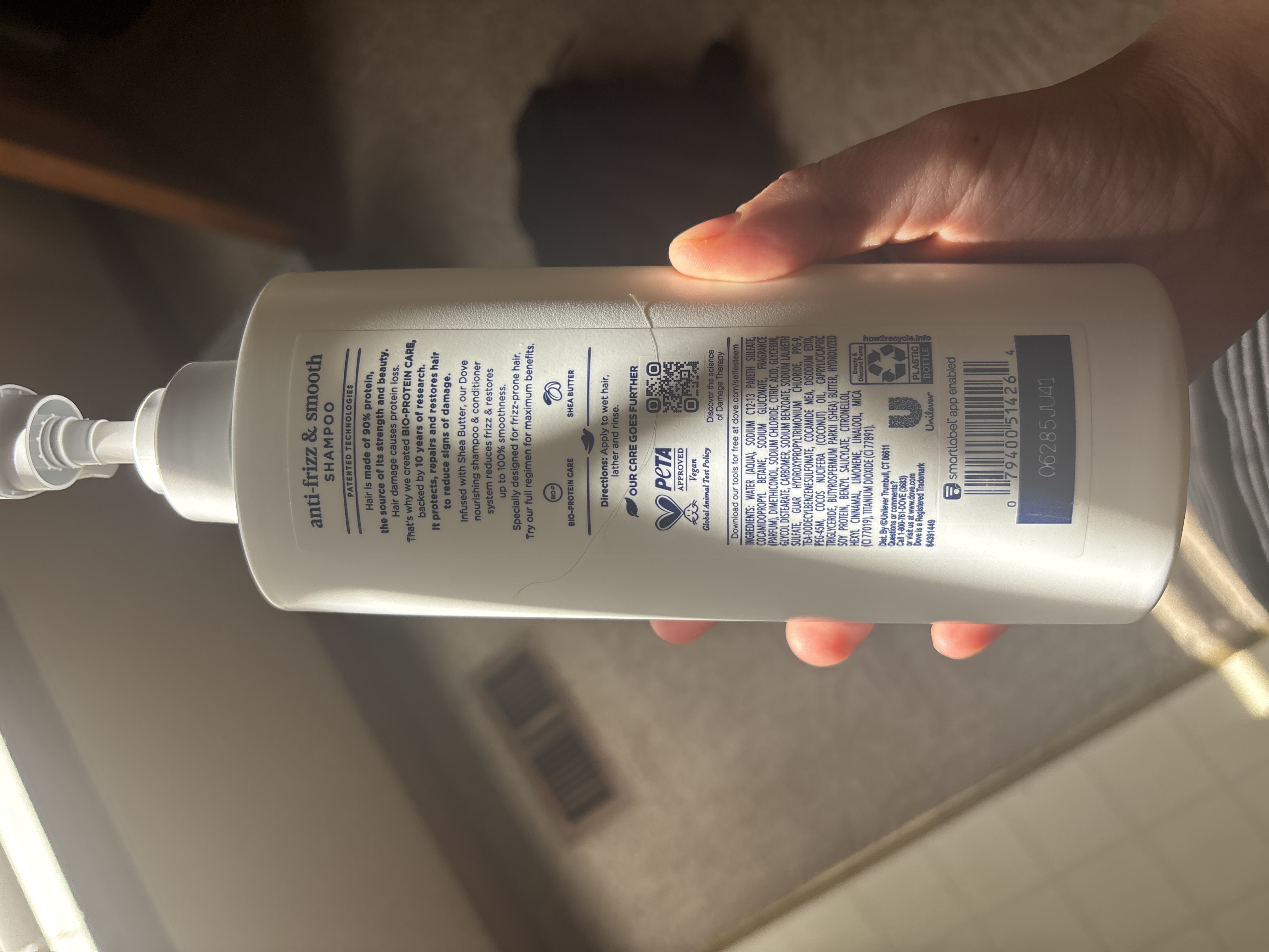 Dove anti-frizz and smooth