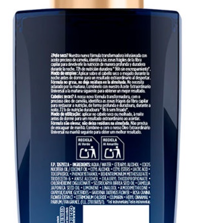 elvive midnight | 100ml serum capilar nocturno cabello seco