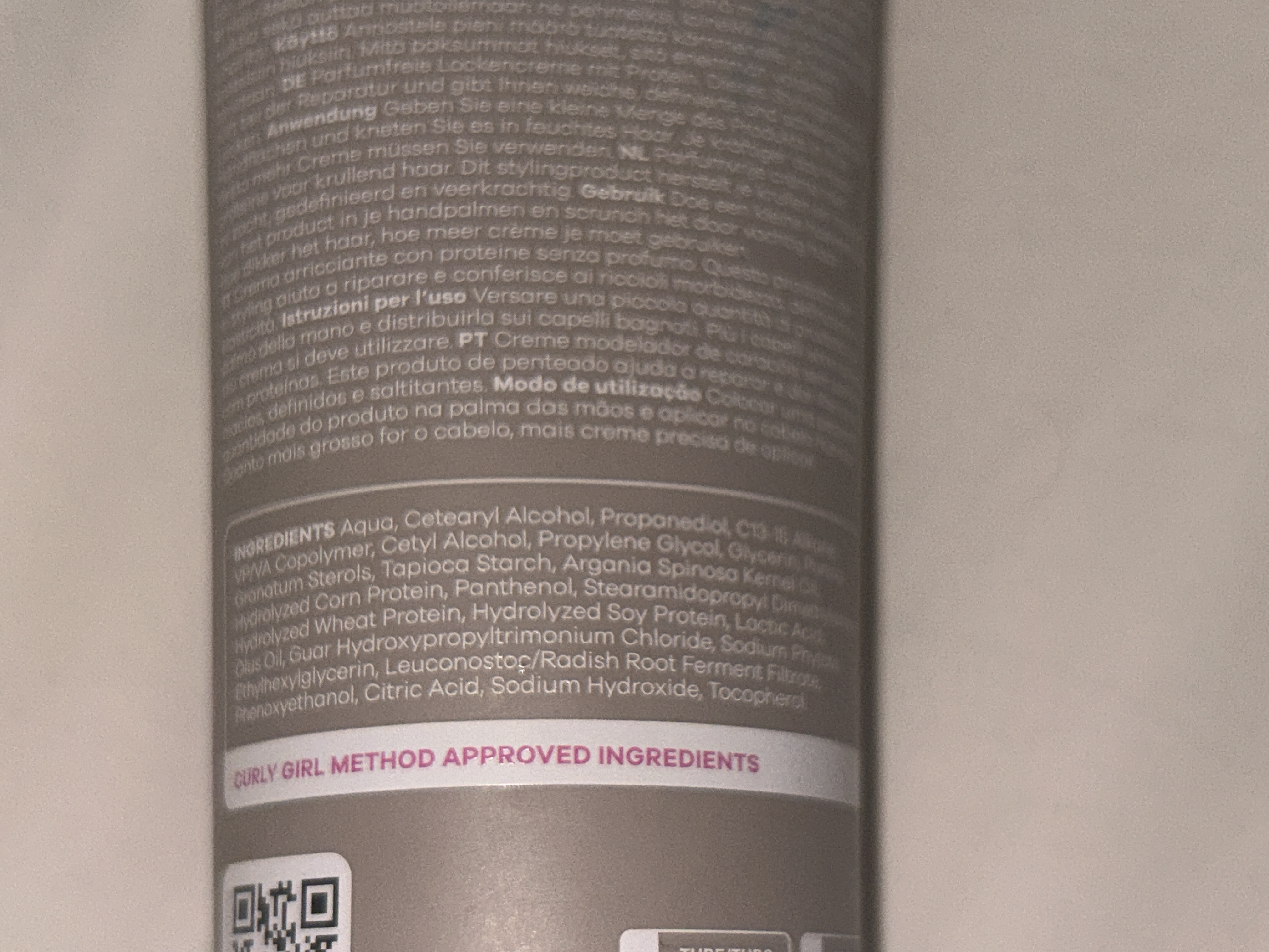 Curl girl nordic curling cream