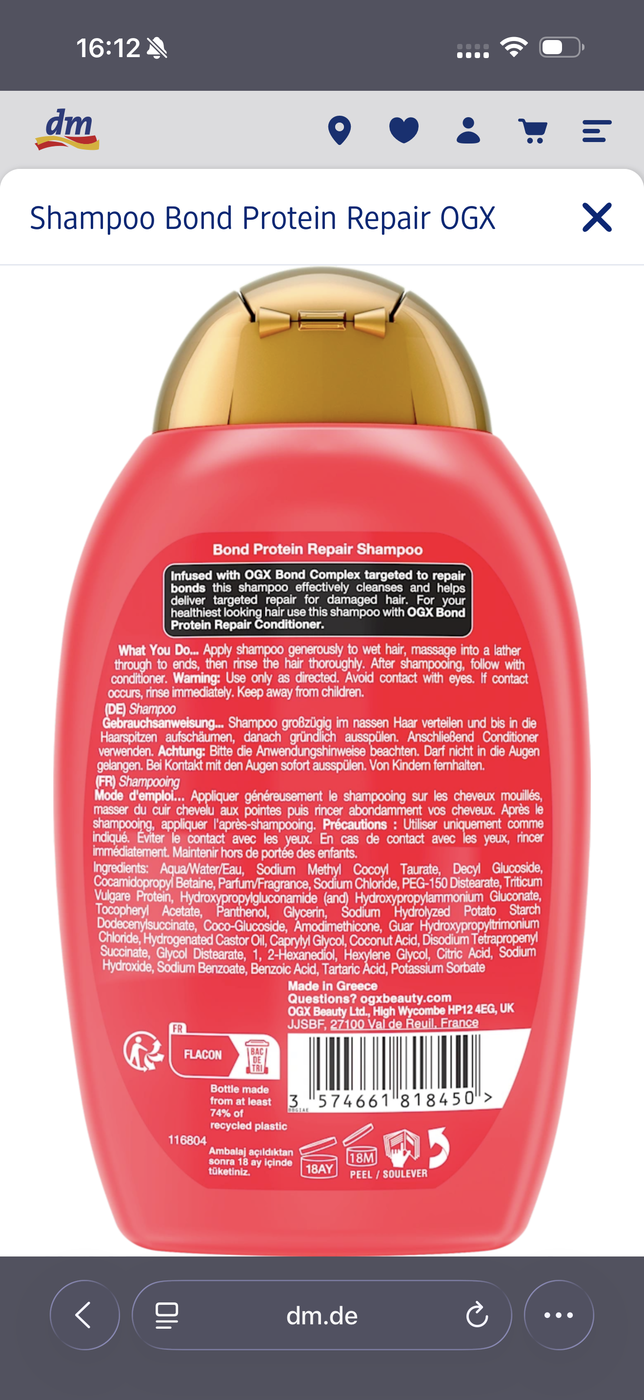Ogx Protein Shampoo