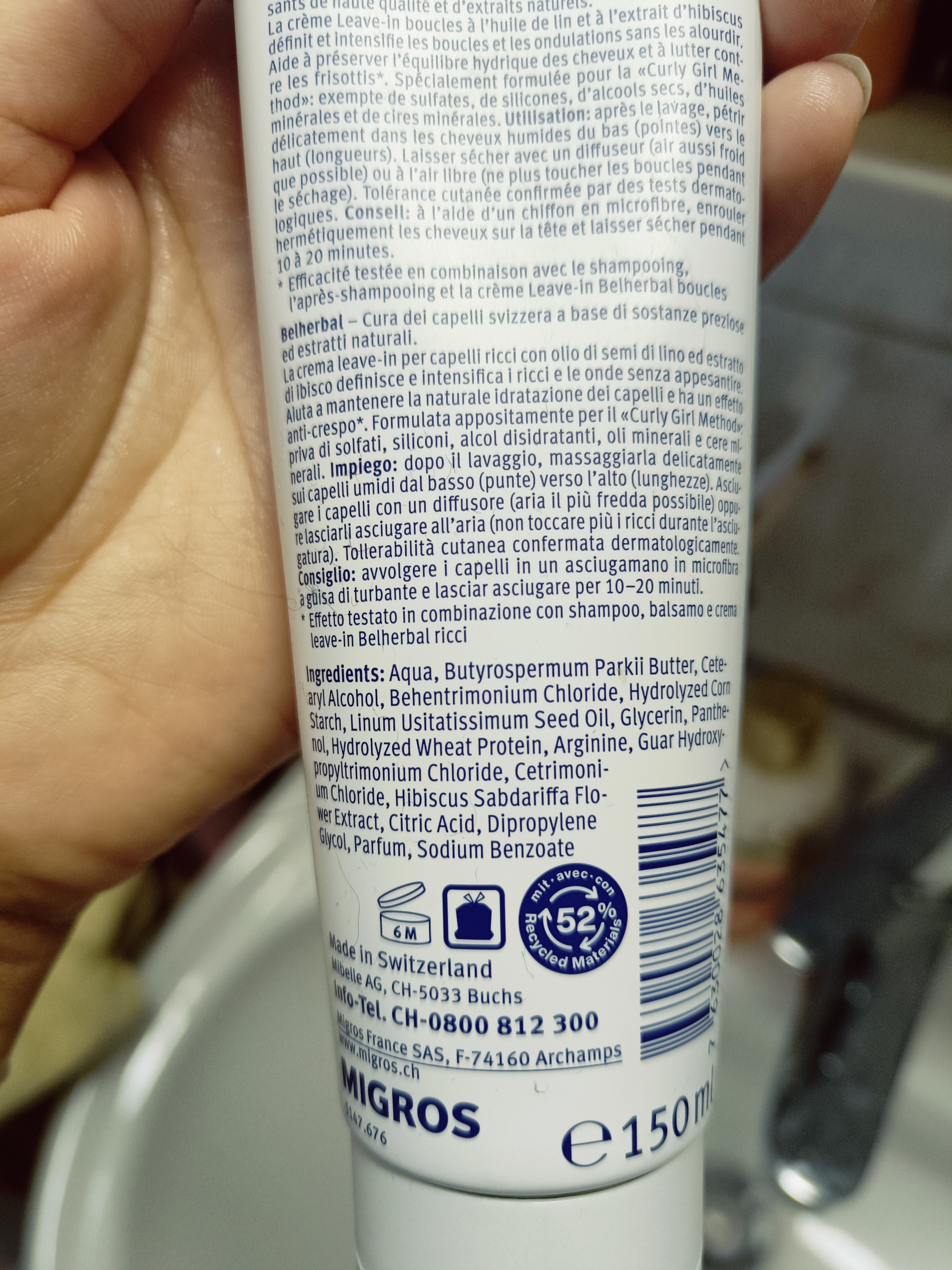 Belherbal Leave in Cream