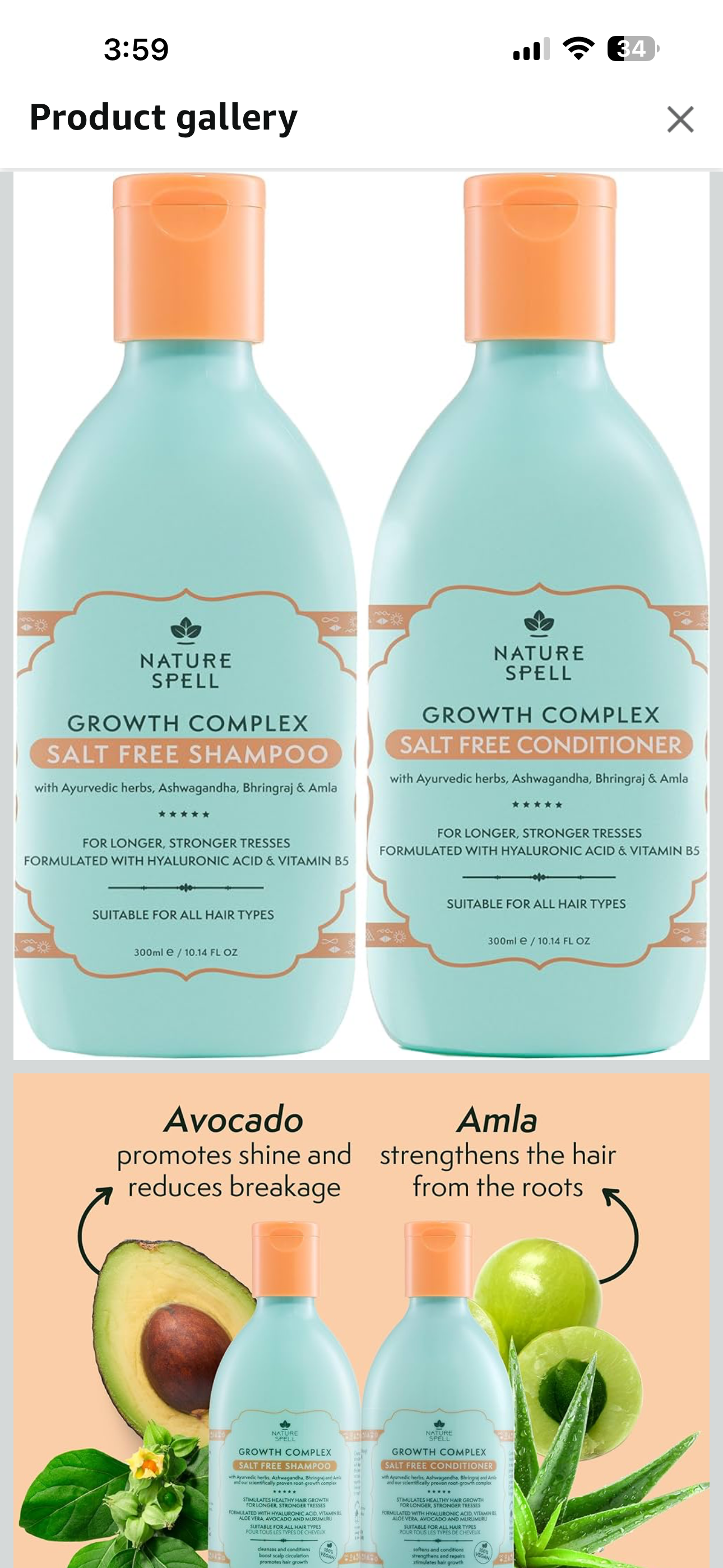 Growth Complex Salt Free Shampoo