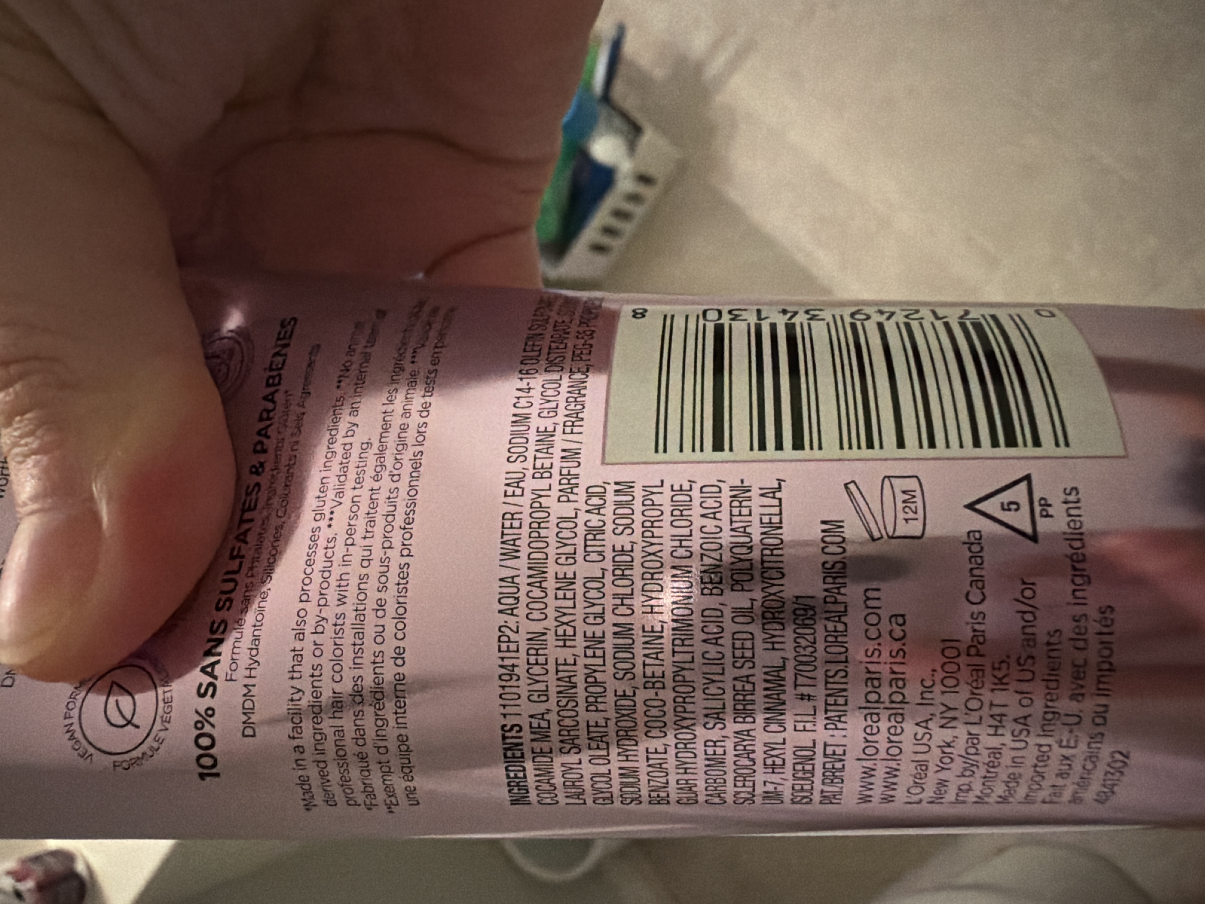 L’ORÉAL ever pure frizz-defy