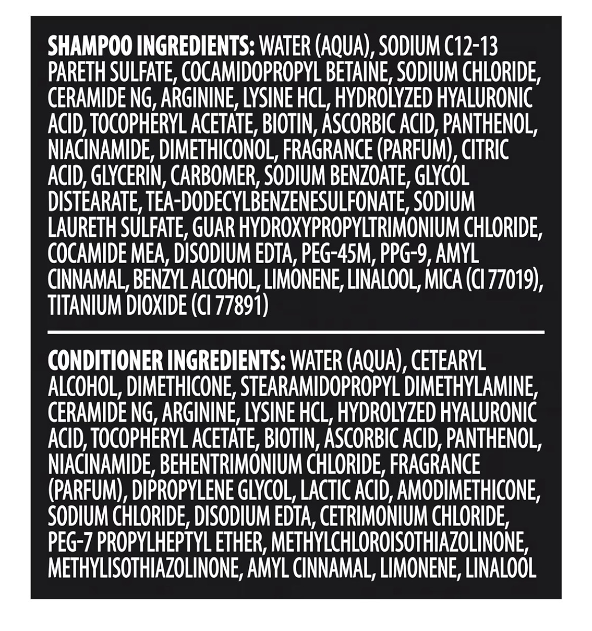 TRESemmé shampoo and conditioner rich moisture