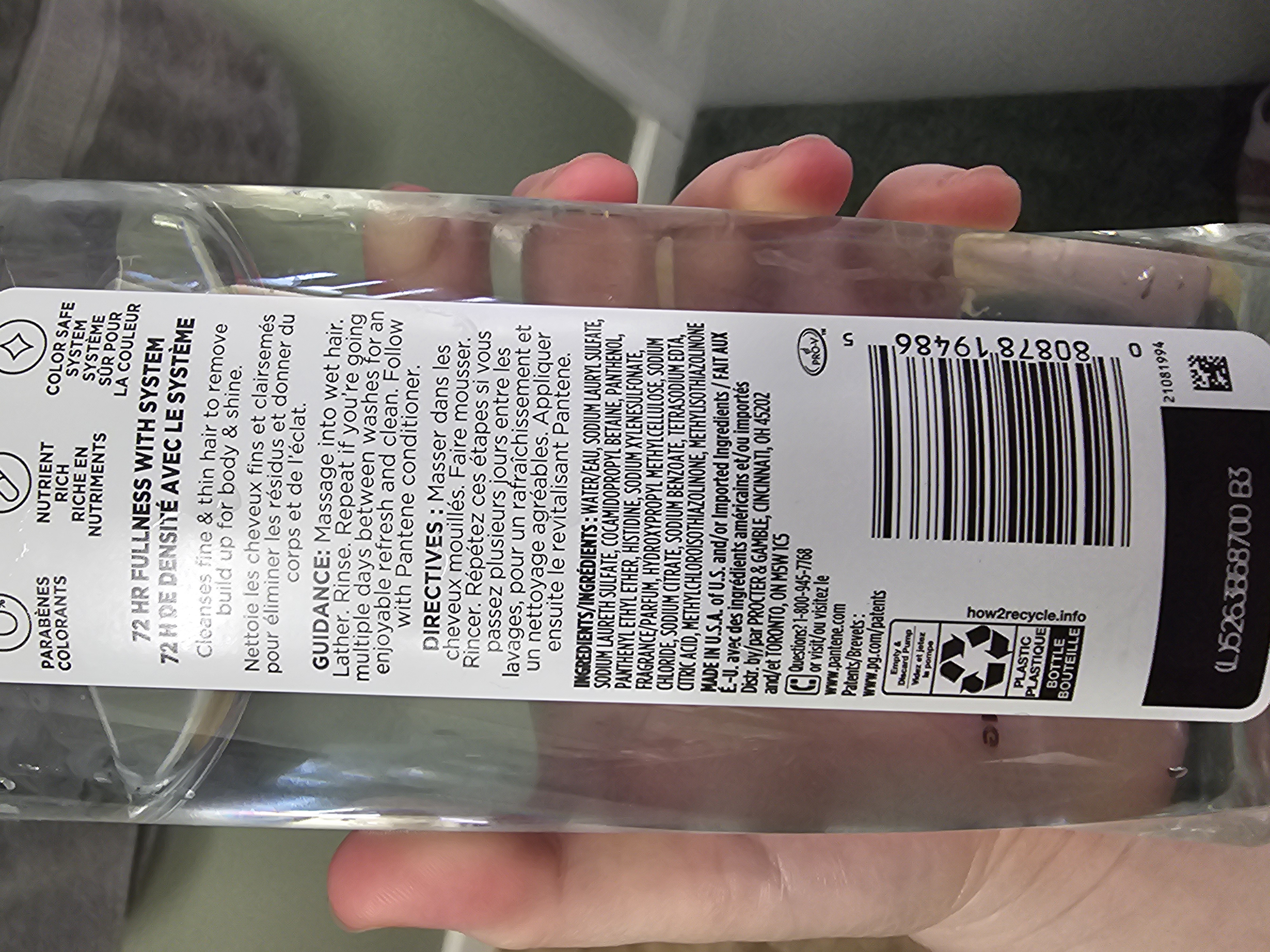 Pantene sheer volume