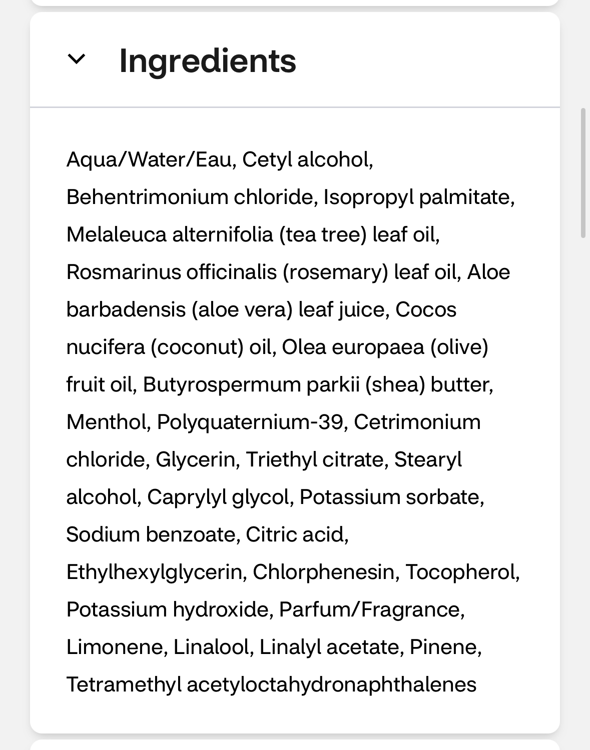 hask tea tree oil & rosemary invigorating shampoo