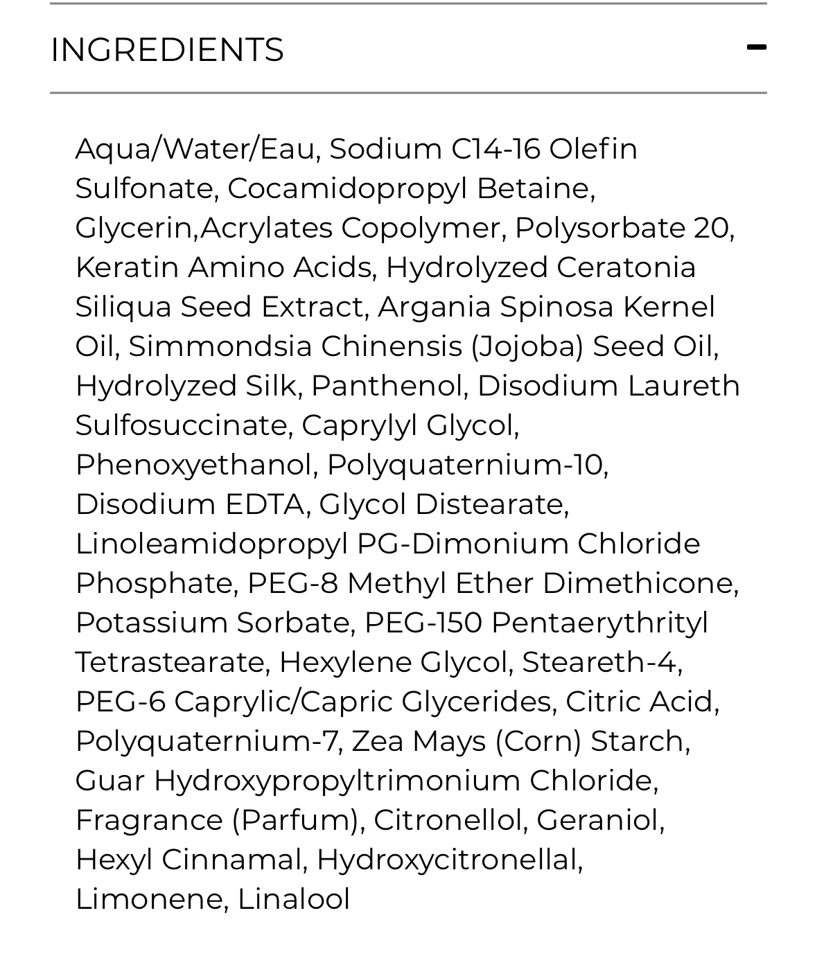 Keratin Reconstructing Shampoo