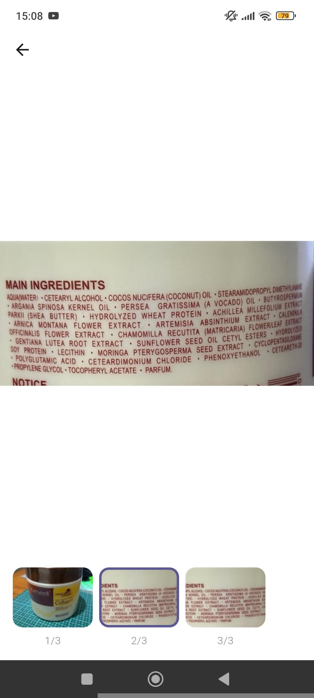 Karseell Mascarilla Capilar 200ml con Colágeno, Argán y Maca para Cabello Seco