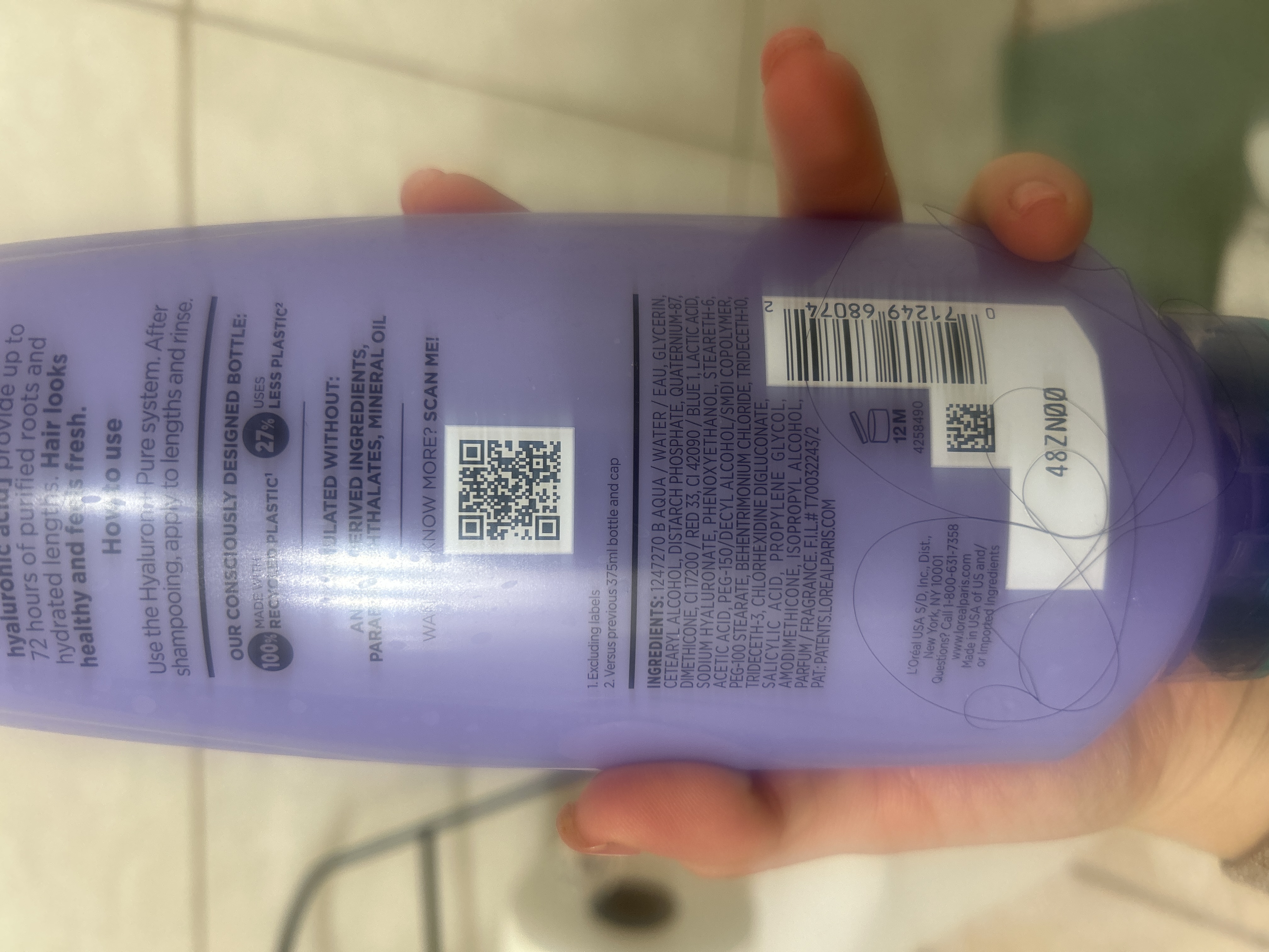 L’Oréal Elvive hyaluron + pure