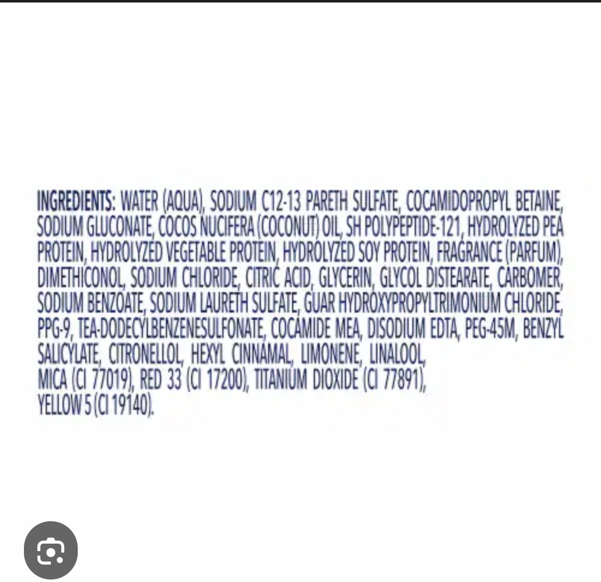 Dove bond strength shampoo