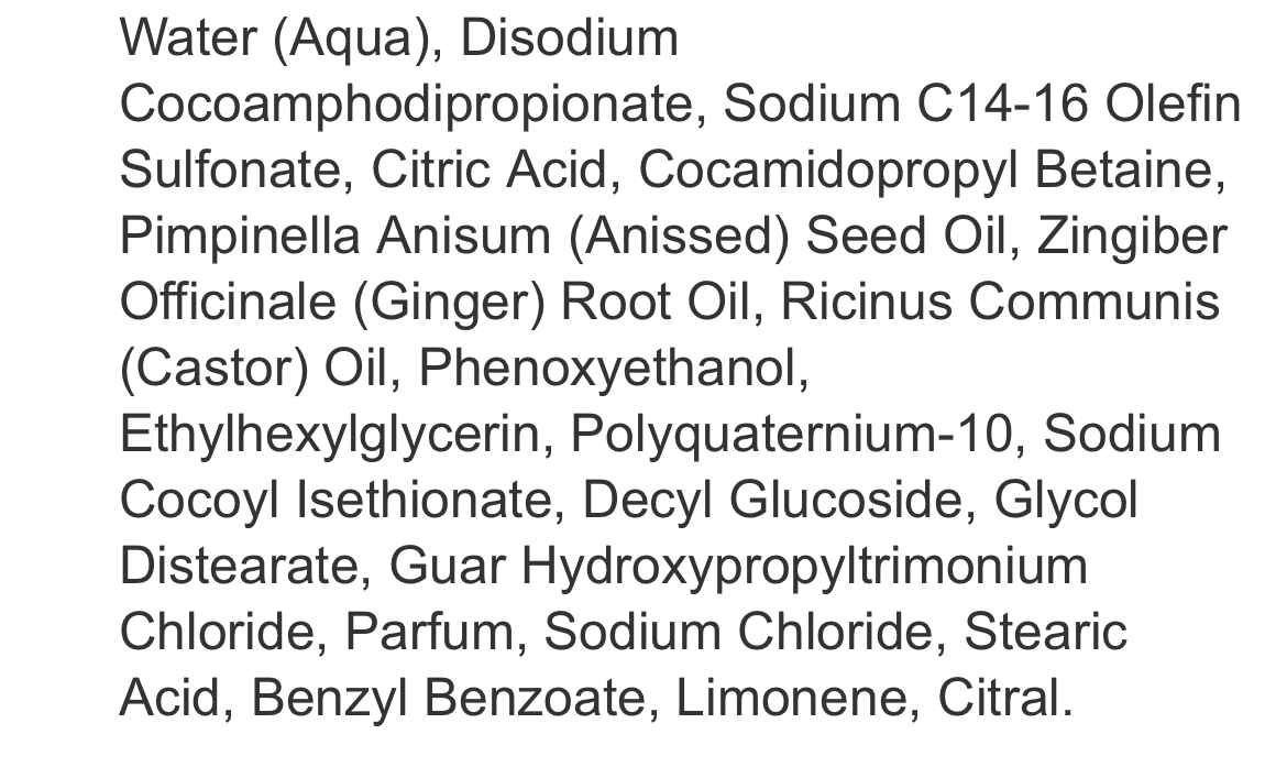 Camile Rose Sweet Ginger Rinse