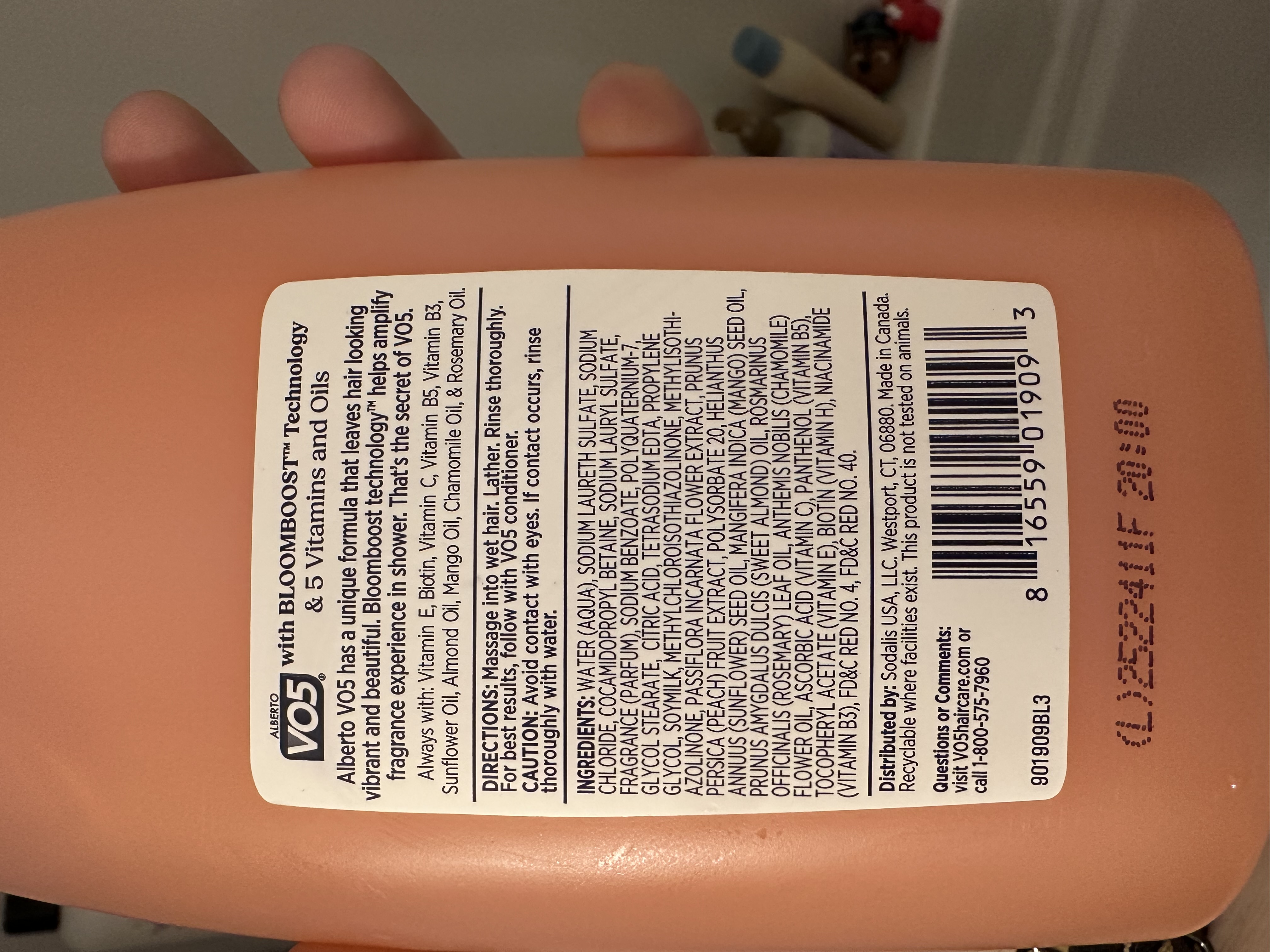 Vo5 Passion Fruit Shampoo