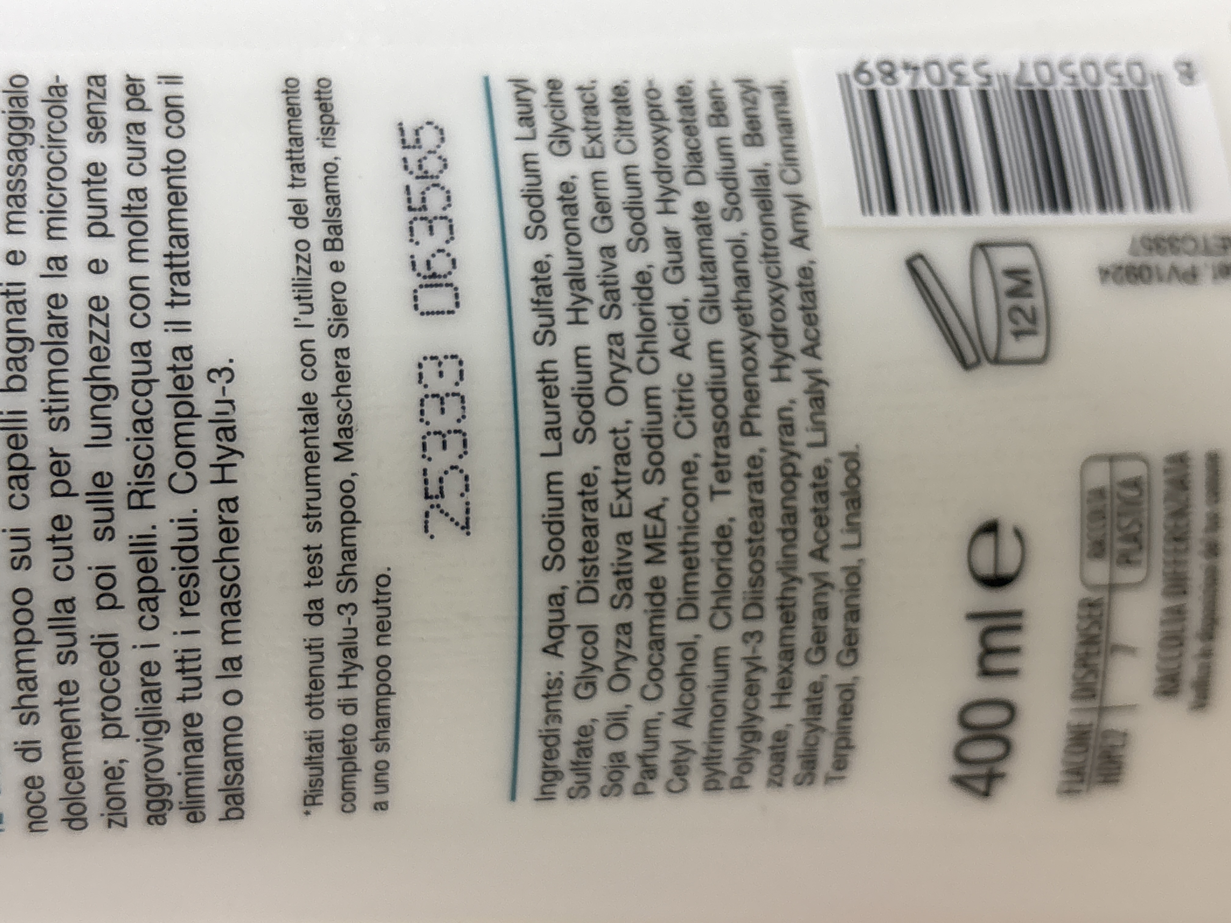 Biopoint shampoo hyalu-3